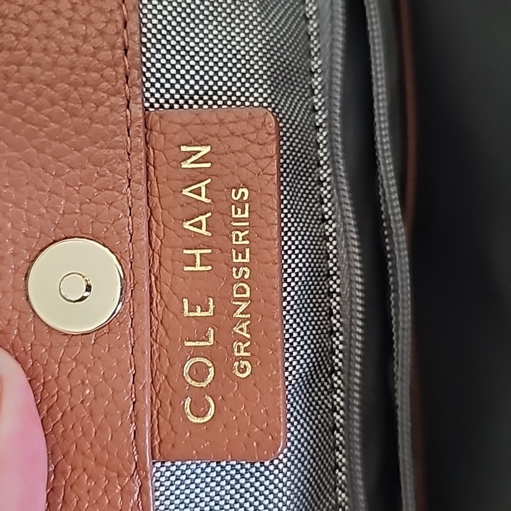 Cole Haan Brown Shoulder Bag - Picture 6 of 11